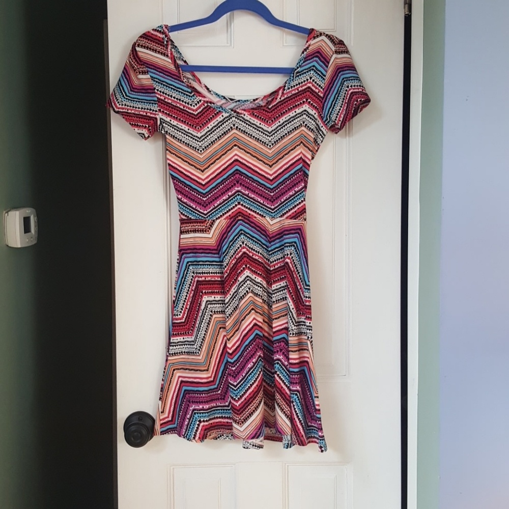 Casual tribal print dress